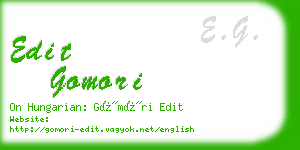 edit gomori business card