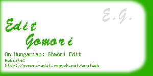 edit gomori business card